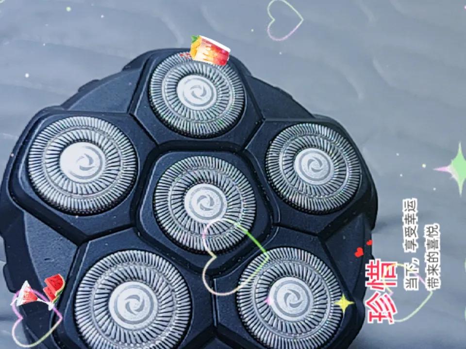 夏日生活打卡季我花了七十多买的光头强刮胡刀，连头一块刮了，真好，货真价实，我推荐