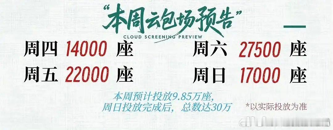 老鹿家还在搞赎罪云包场 