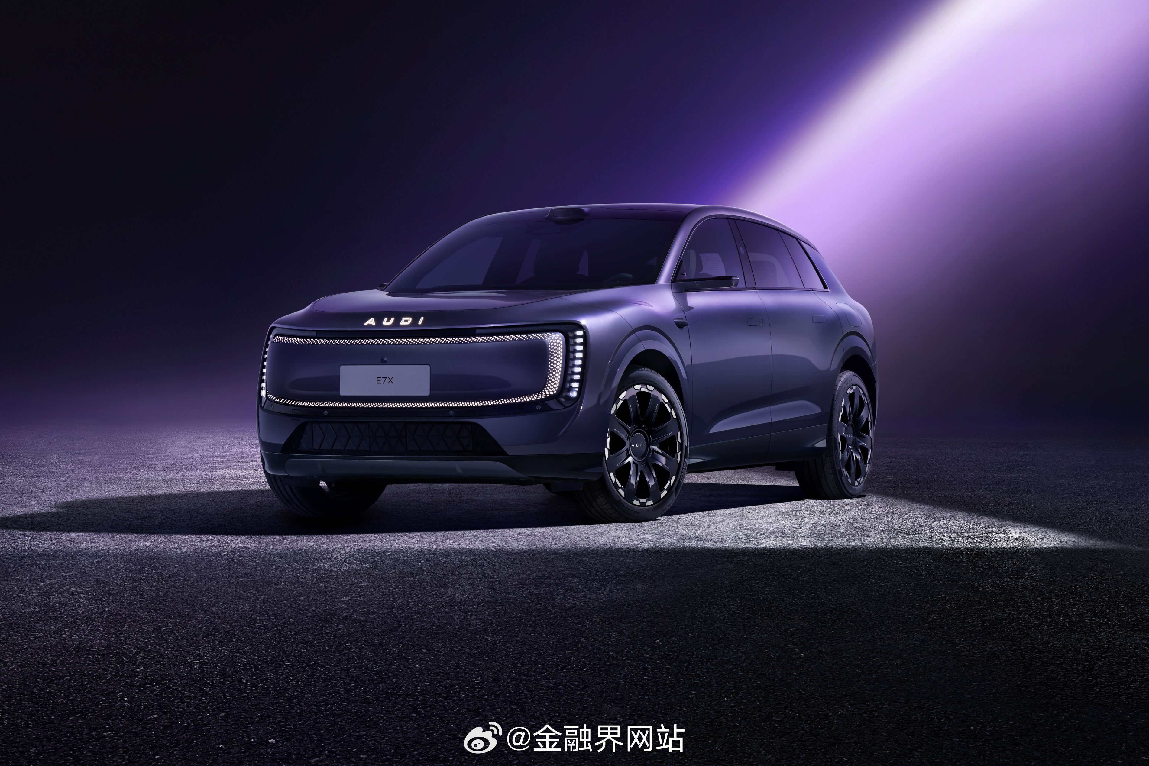 【AUDI E SUV概念车愿景加速落地：AUDI品牌公布其第二款车型E7X外观