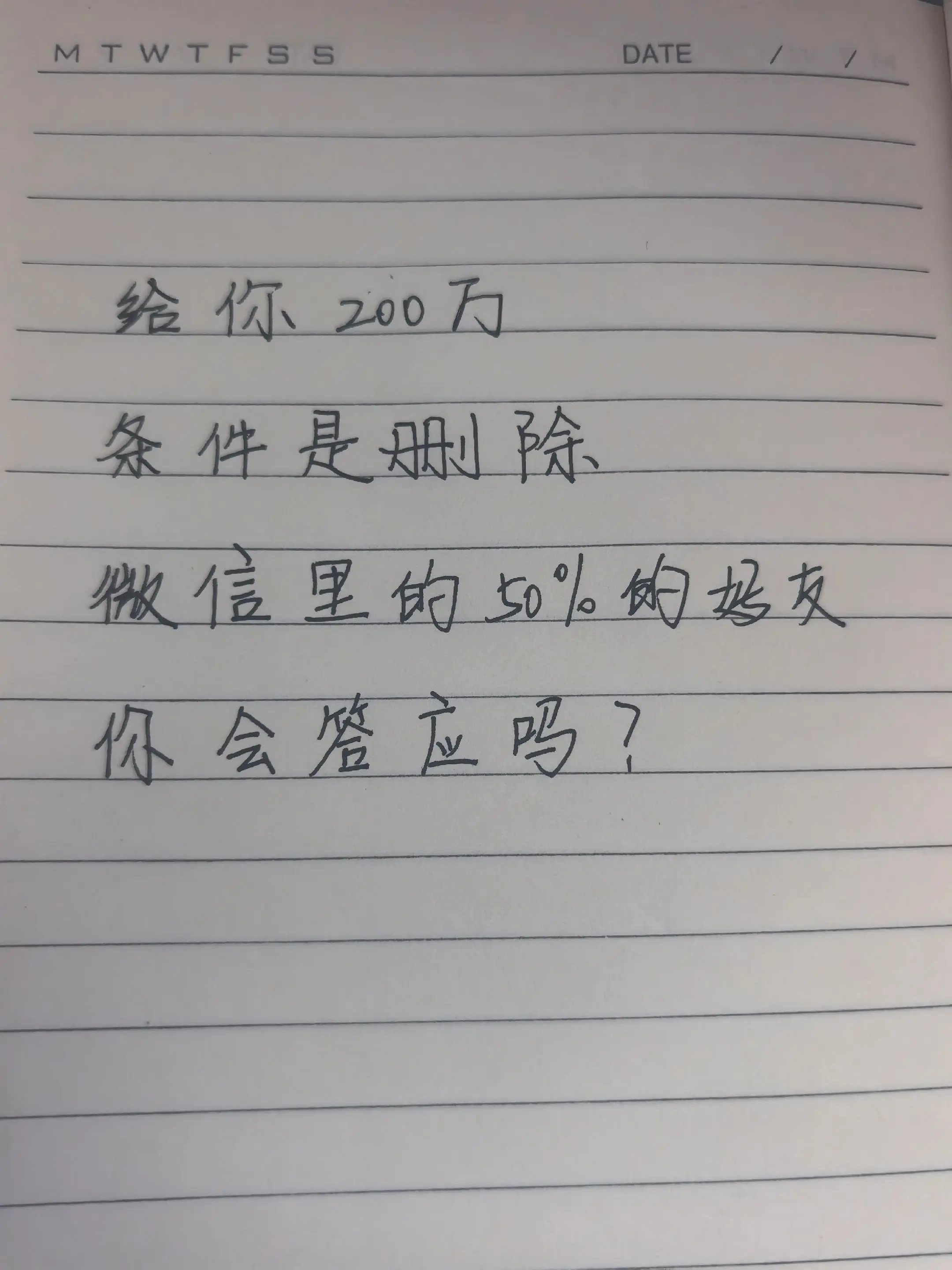 手写 讨论评论区出人才
