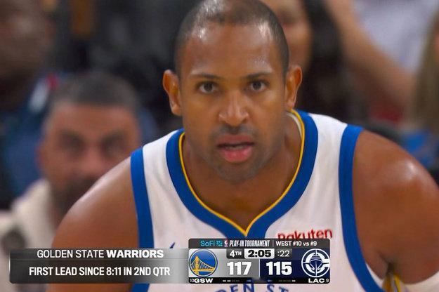 老而弥坚太炸裂！40岁霍福德末节四记夺命三分，化身勇士上岸第一功臣勇士126-1