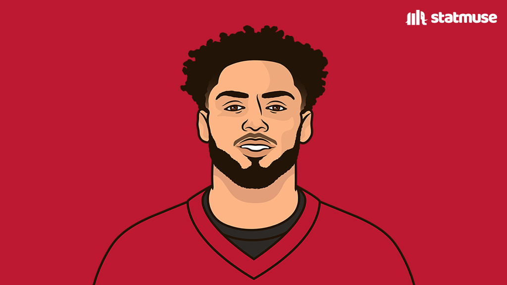 Drake London对阵包装工拿到了九次接球194码，Julio Jones