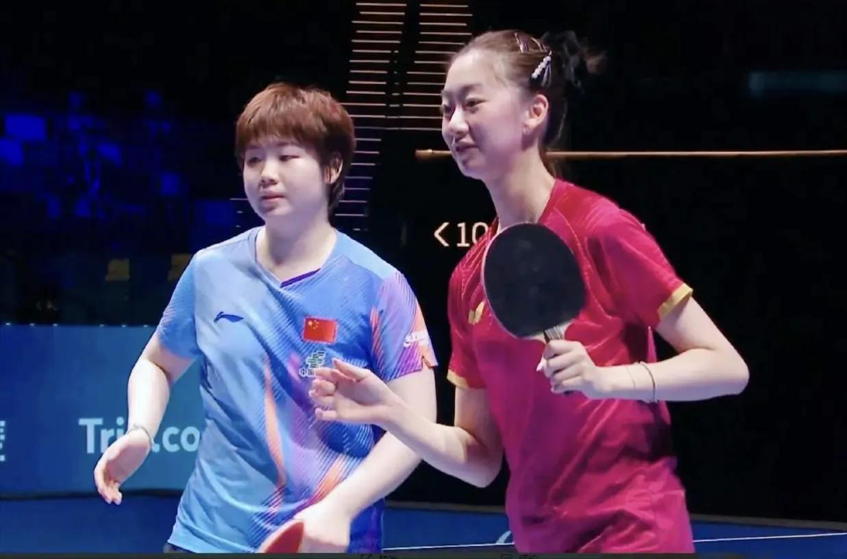 蒯曼对战乒坛第一美女王艾米，不仅长得漂亮，情商还很高
蒯曼和王艾米这场澳门世界杯