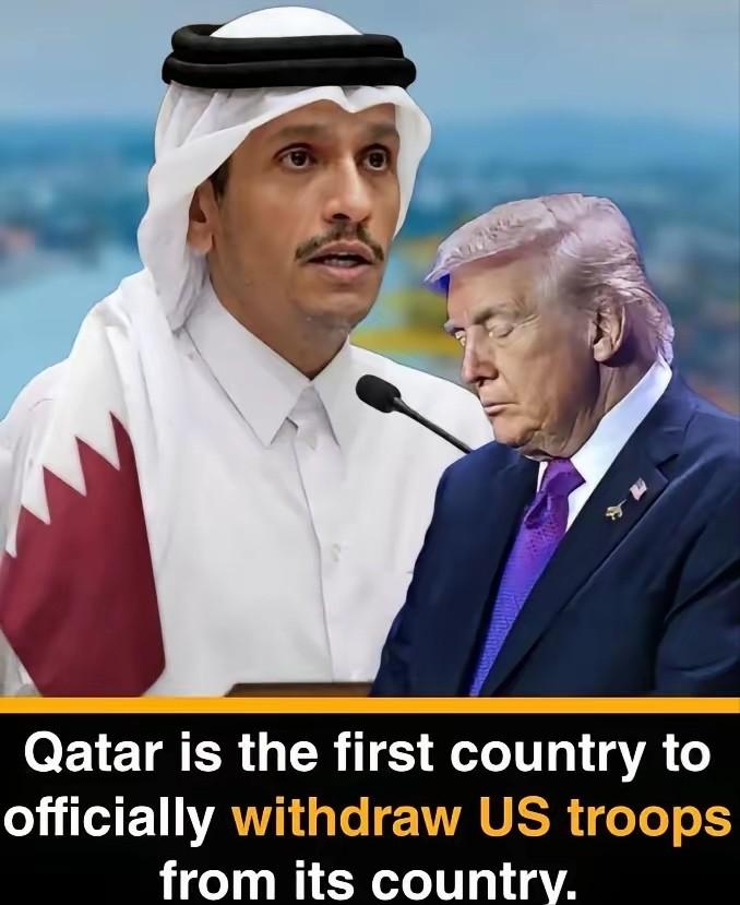 多哈——卡塔尔决定撤出驻扎在该地区美军，成为首个采取此举的海湾国家
卡塔尔干了件