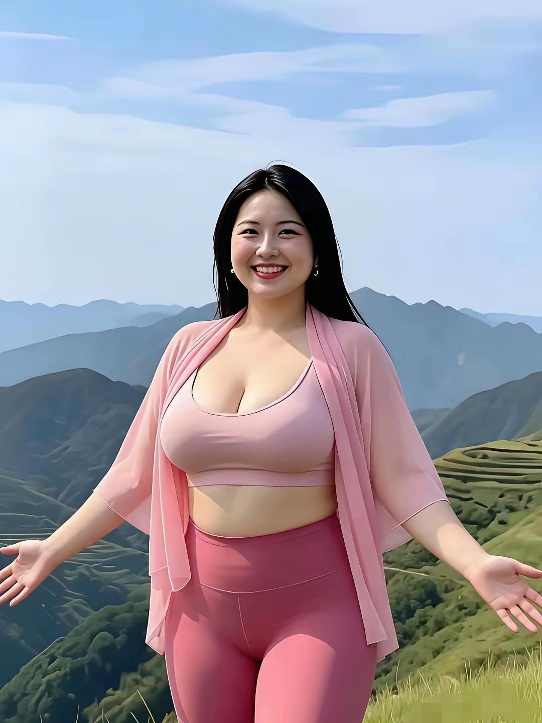 微胖性感的美女