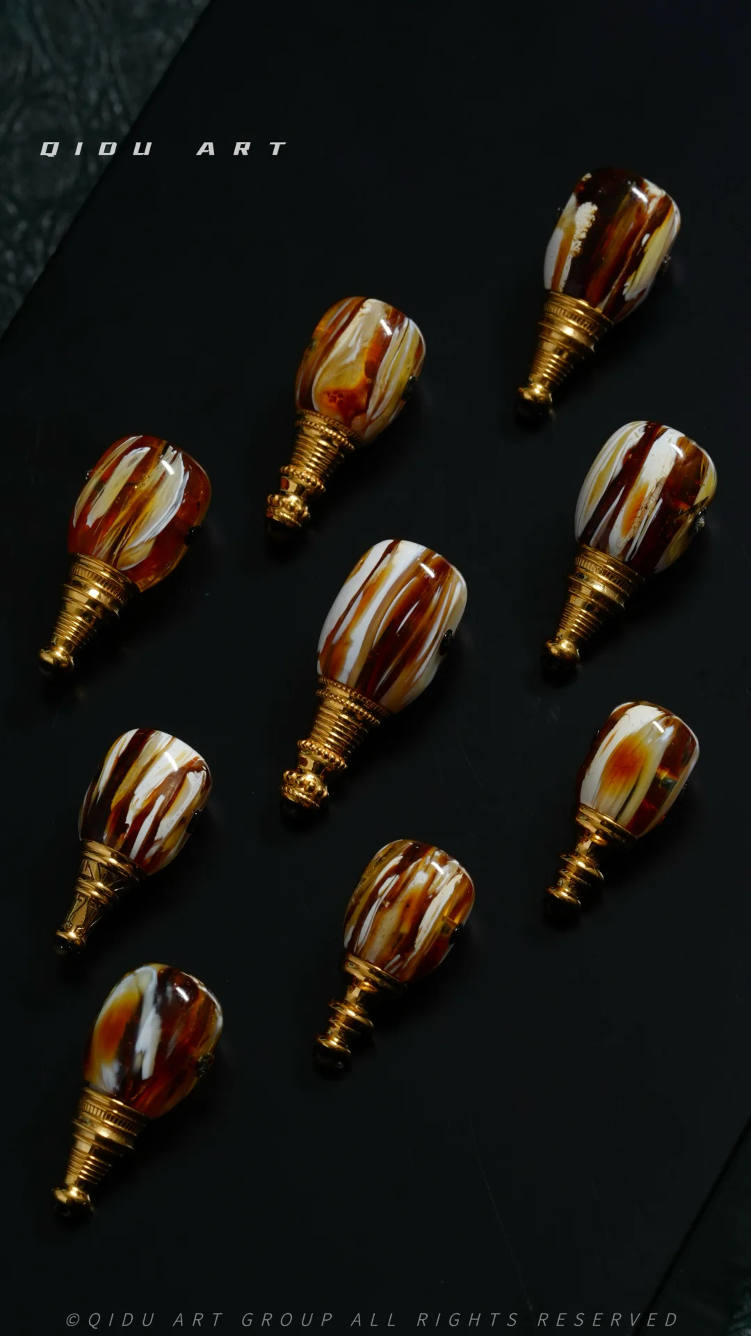 掐指一算...你在找绝绝子的彩沁蜜蜡三通❗️