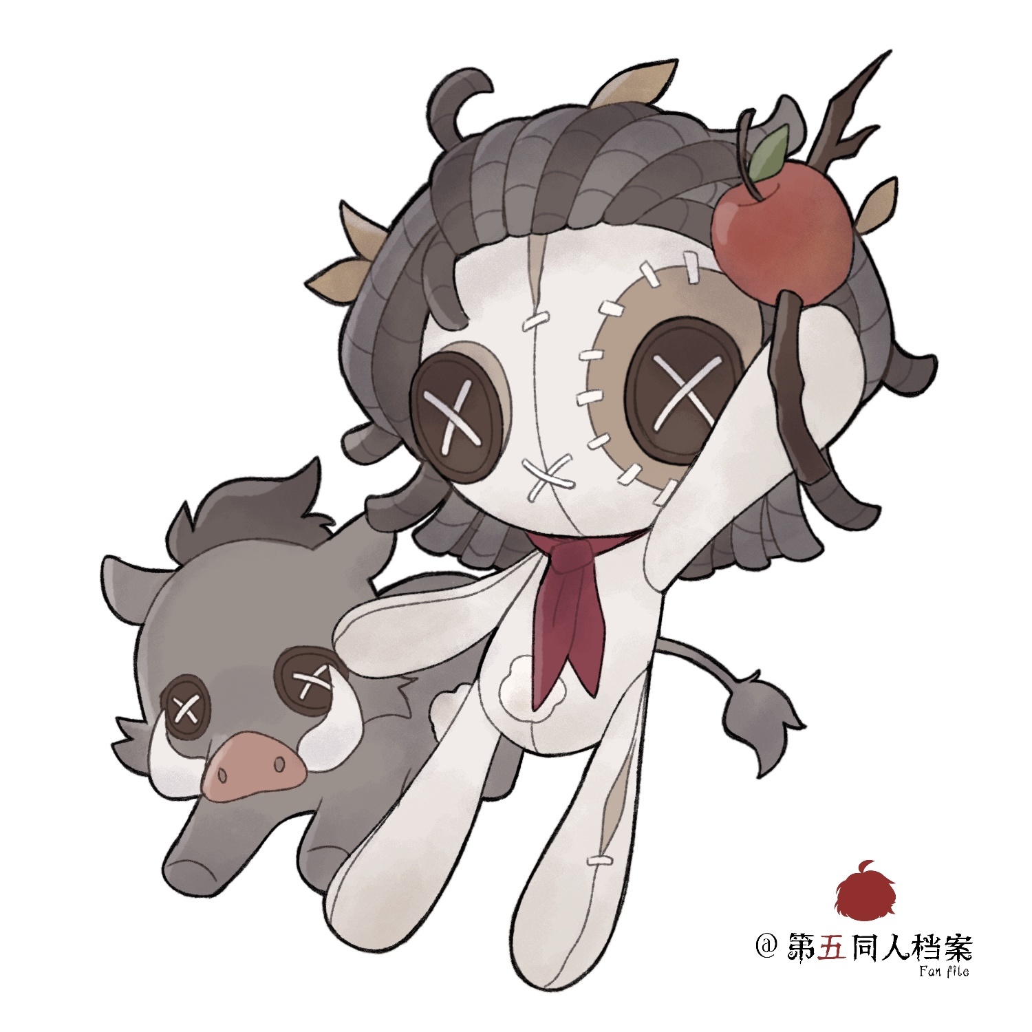 第五人格第五人格同人第五同人档案第五人格加页手记无名布偶 高需求宝宝，在线求摸摸