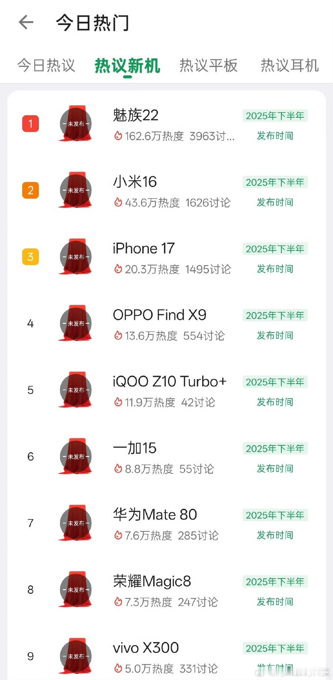 上酷安一看，魅族22的热度断崖式领先，可以说是万众期待了 ​战至巅峰直播 ​​​