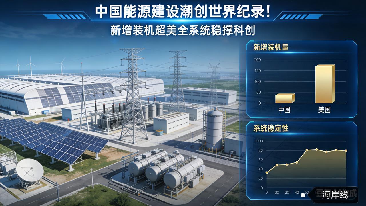 中国能源建设潮创世界纪录！新增装机超美全系统稳撑科创
 
新兴产业高耗能需求与能