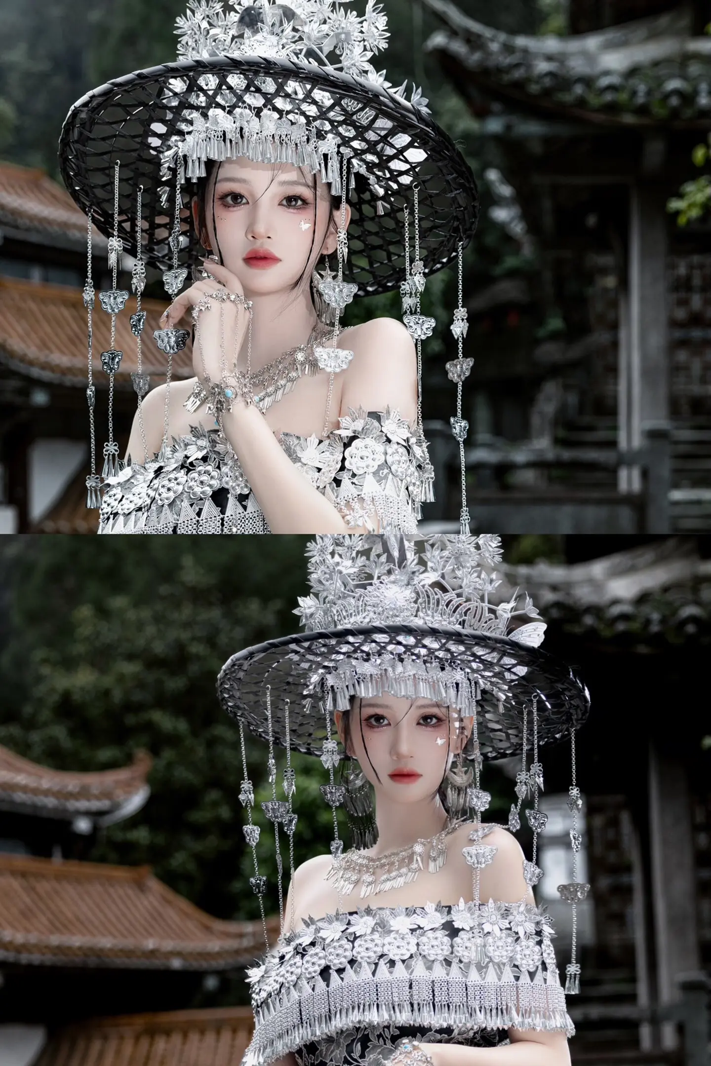 听我的！喜欢民族风的姐妹就拍这套苗服丨阳朔约拍