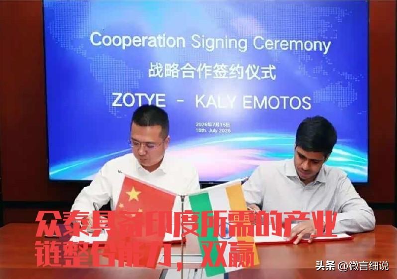 很奇怪，其它企业和我印度签约我们都怕的要命，听到众泰和印度签约的消息，我莫名的高