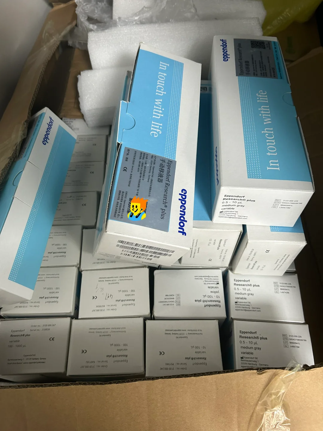实验室买了一箱艾本德移液枪🤩