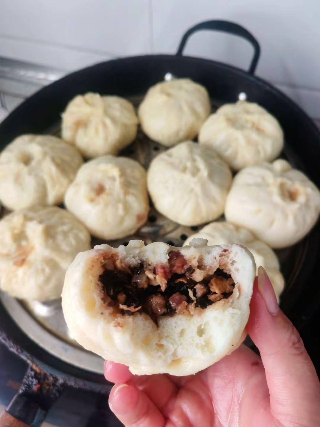 大半年没做包子，手艺依然在线。