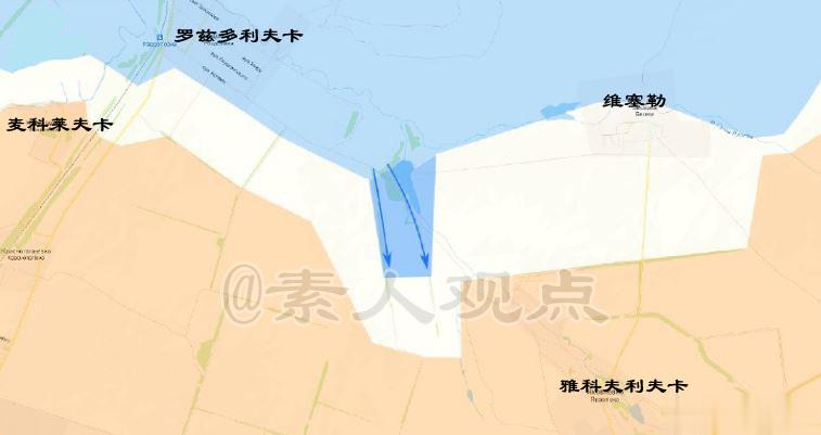 #俄乌局势##俄乌局势新进展# 乌克兰武装部队向雅科夫利夫卡方向进攻及【素人简析