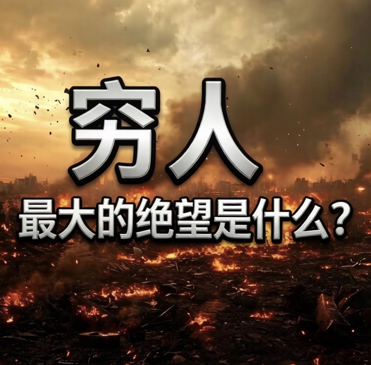 ＂穷人＂最大的绝望，
不是兜里没钱，
而是脑子里还装着＂穷人操作系统＂。

你以