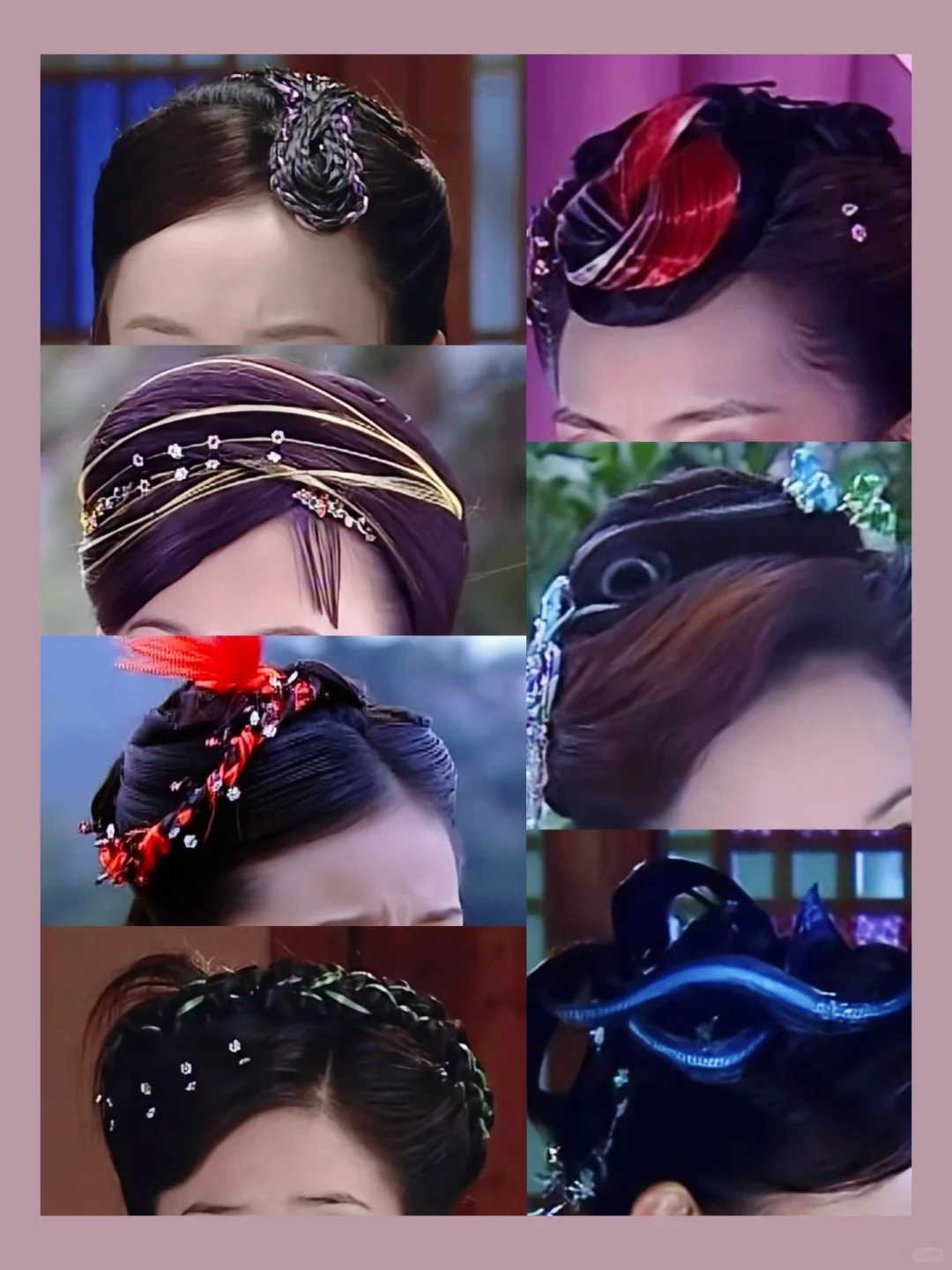 欢天喜地七仙女妆发篇 |七彩眼妆+ 编发挑染