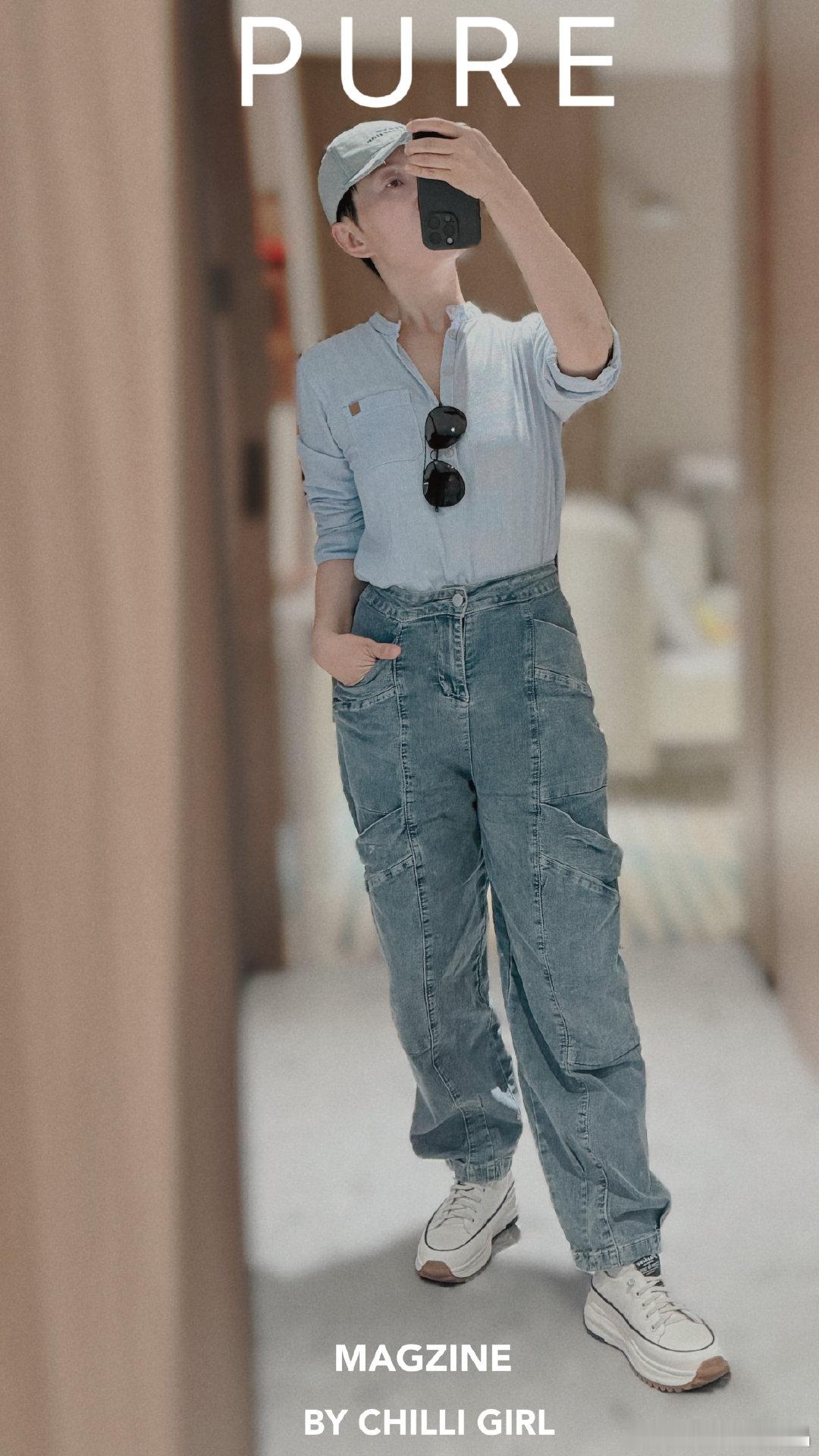 ootd 今日份的“淡蓝夏日”【2026】第24周主题：淡蓝夏日～第6天 