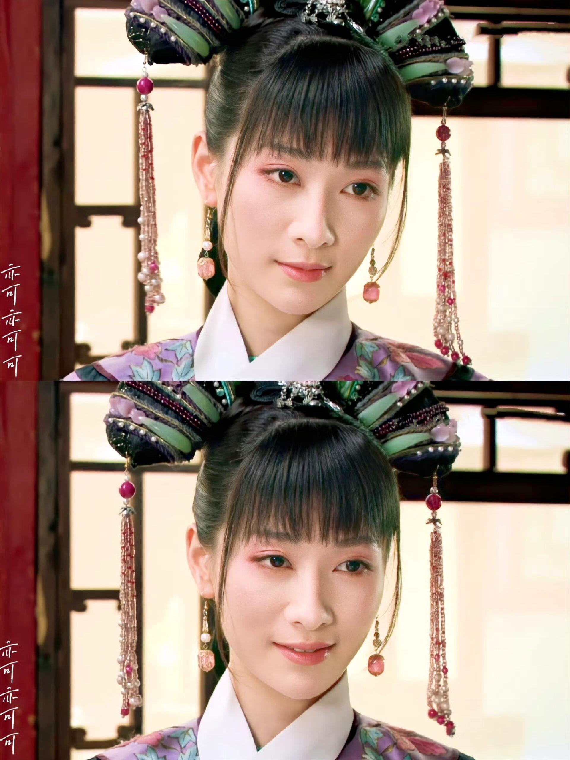 陶昕然一穿古装对味了不愧是安陵容，陶昕然一袭古装入镜，破碎古韵感直接狠狠拿捏住。