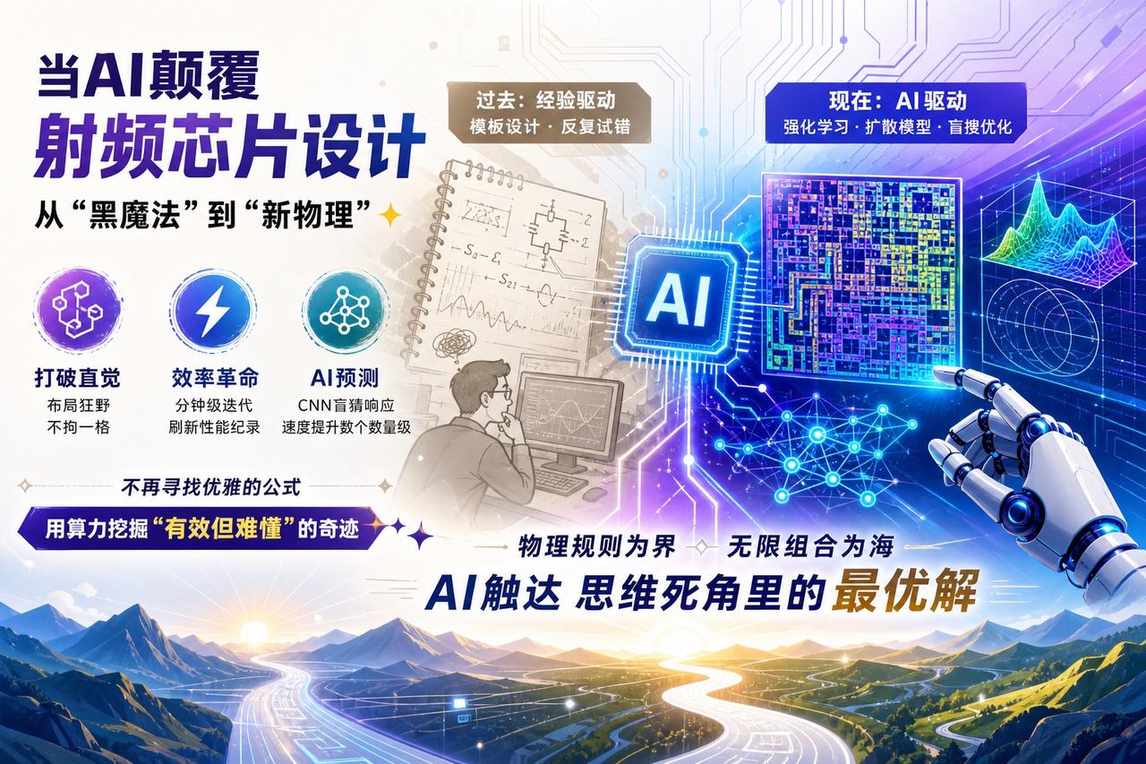 【AI接管“黑魔法”：RF芯片设计进入“暴力美学”时代】

射频（RF）芯片设计