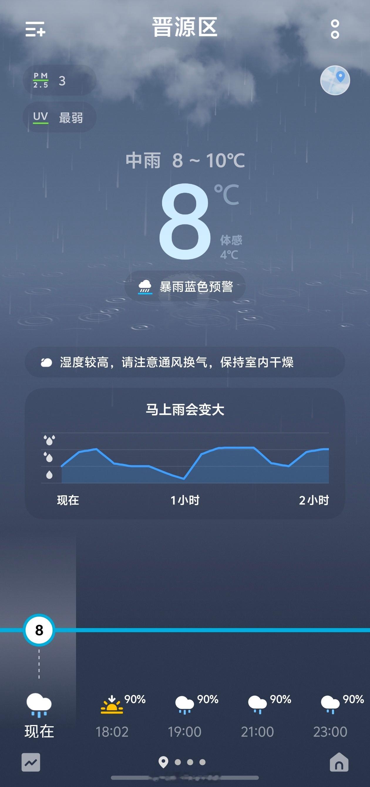 一白天都在下雨，真心受不了…[哆啦A梦害怕][哆啦A梦害怕][哆啦A梦害怕] ​