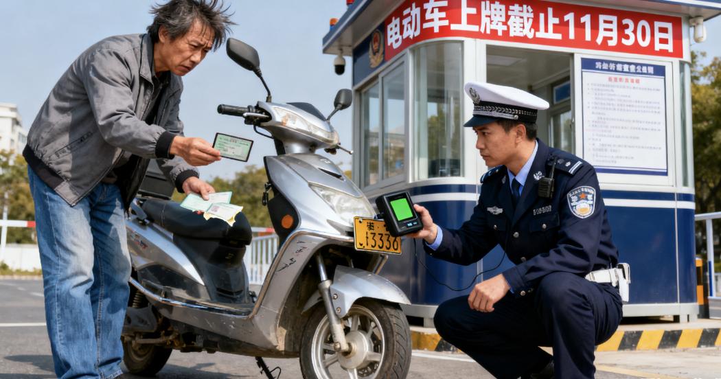 11月30日截止！电动车无牌罚钱扣车。
 
电动车新规不是说说，也不是缓一缓，而
