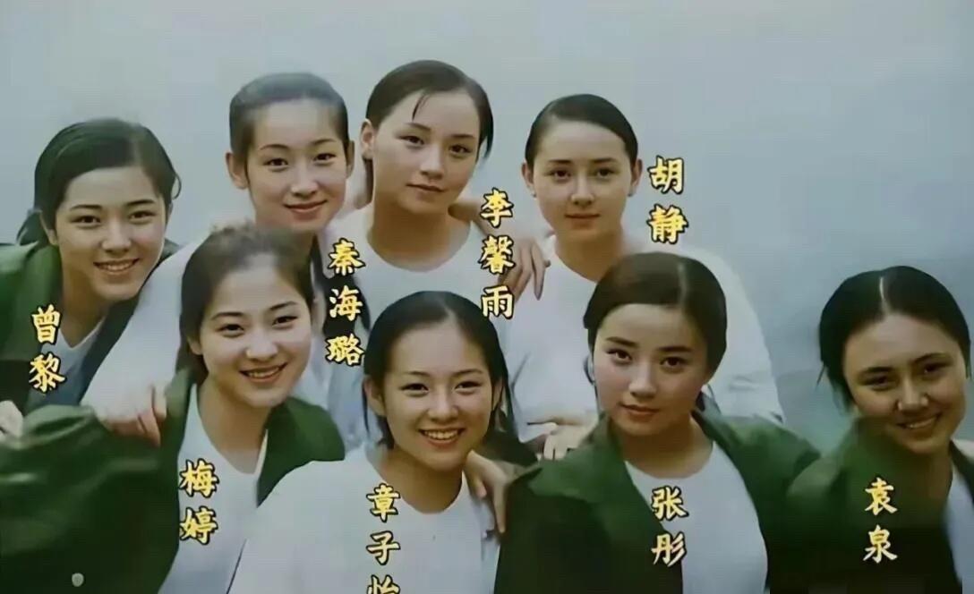有点意外
章子怡、梅婷、袁泉居然是大学同学
梅婷是成熟脸，黑眼圈一直很重
所以一