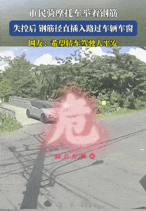 应该不是钢筋，可能是塑料管，或者是竹子，要是钢筋的话，这么长，还是三梱，估计七八