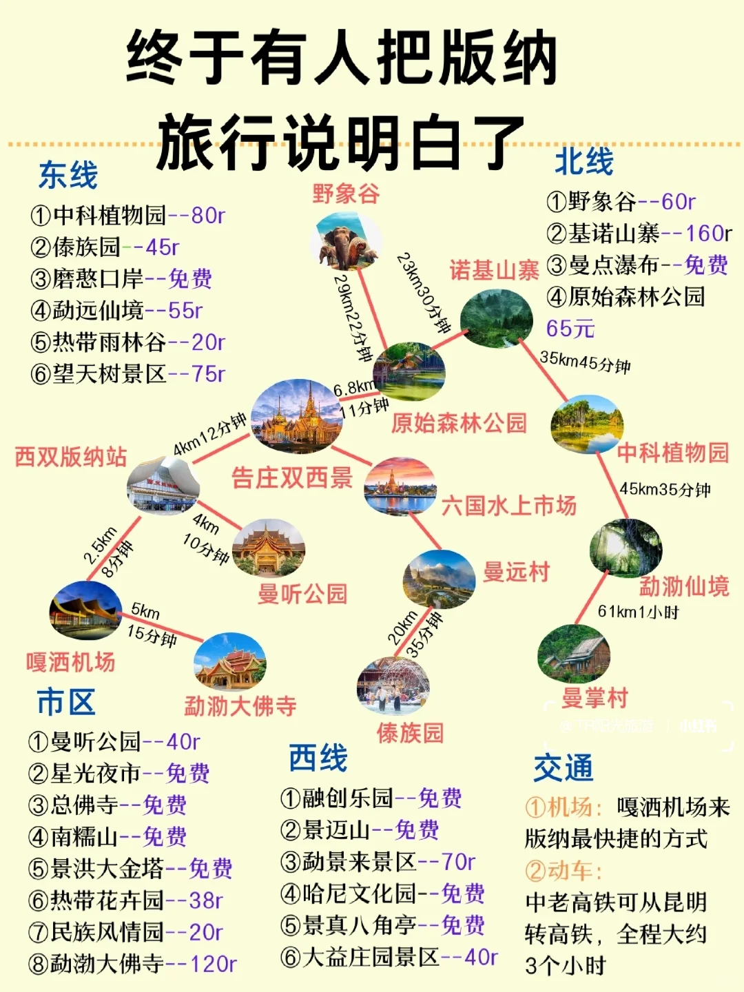 第一次去西双版纳旅游🔥熬夜整理良心攻略