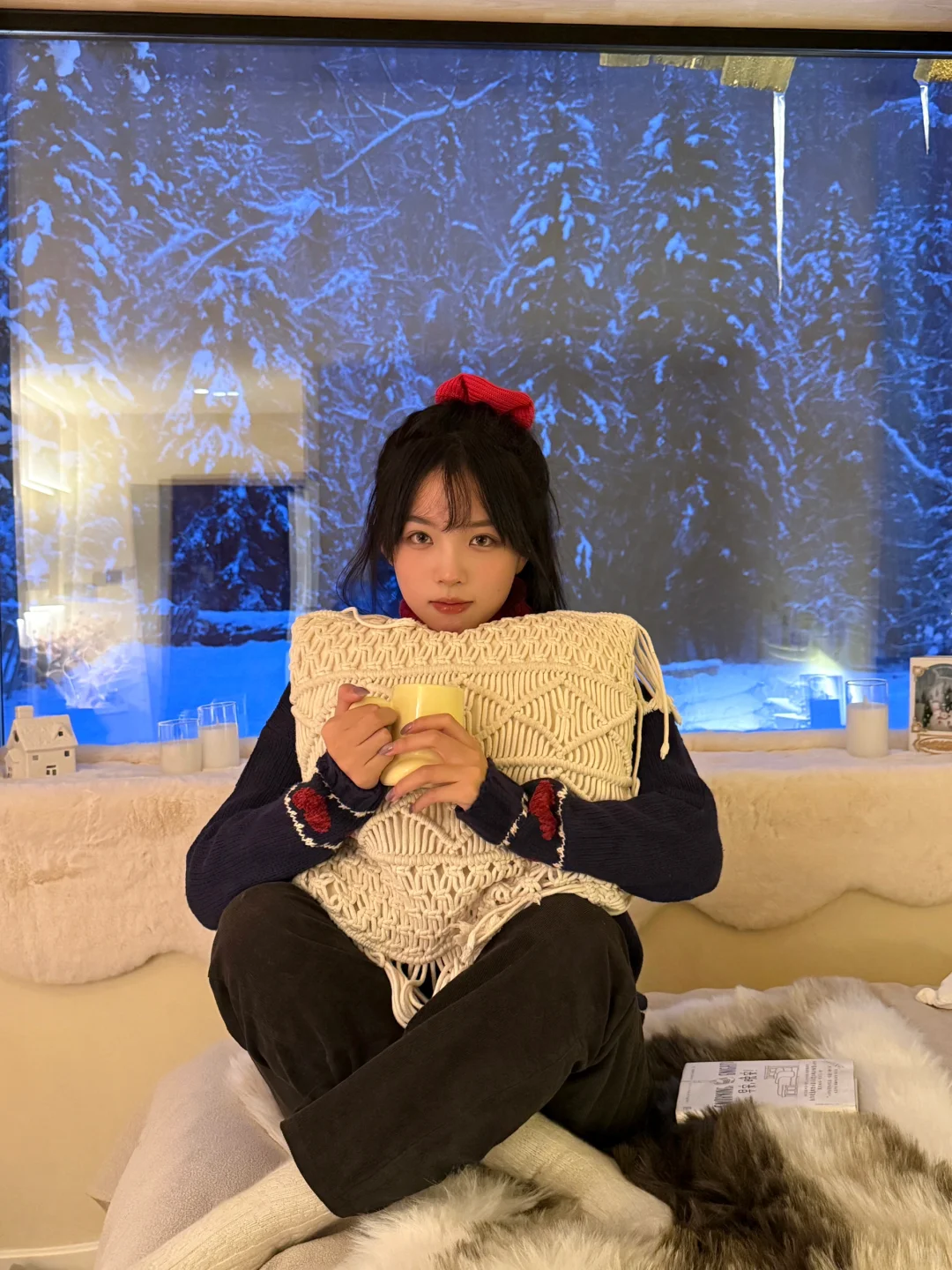 难忘阿勒泰的蓝调时刻❄️