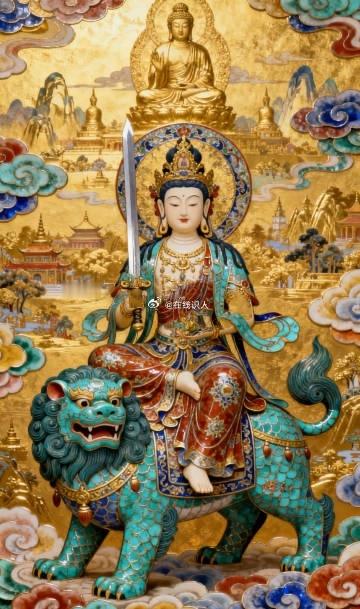 笔锋所至，皆是满分。文殊菩萨加持清明头脑，考场上的每一道题都稳操胜券。金榜题名是