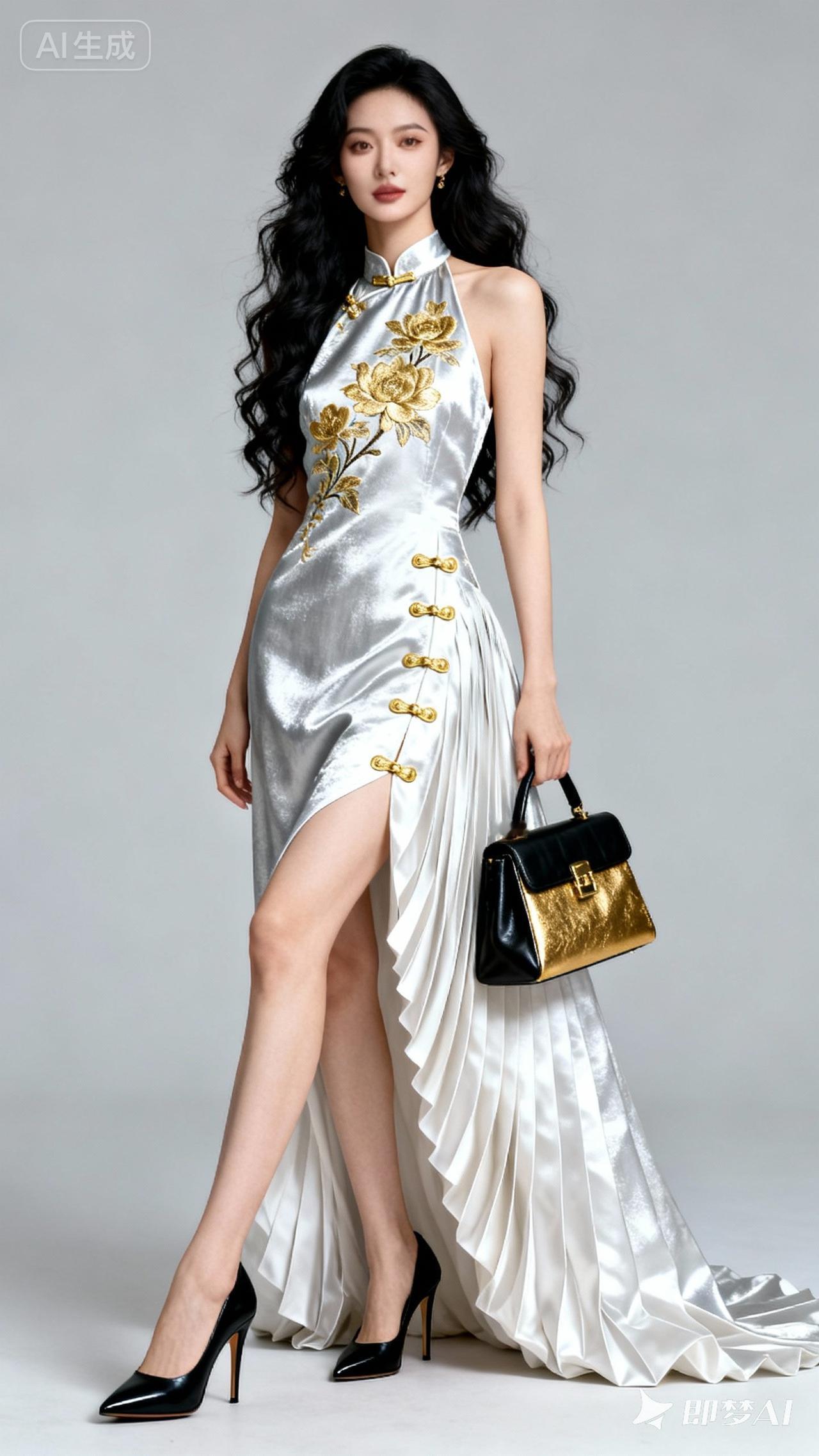优雅气质，金丝银缎，时尚穿搭，尽显魅力！