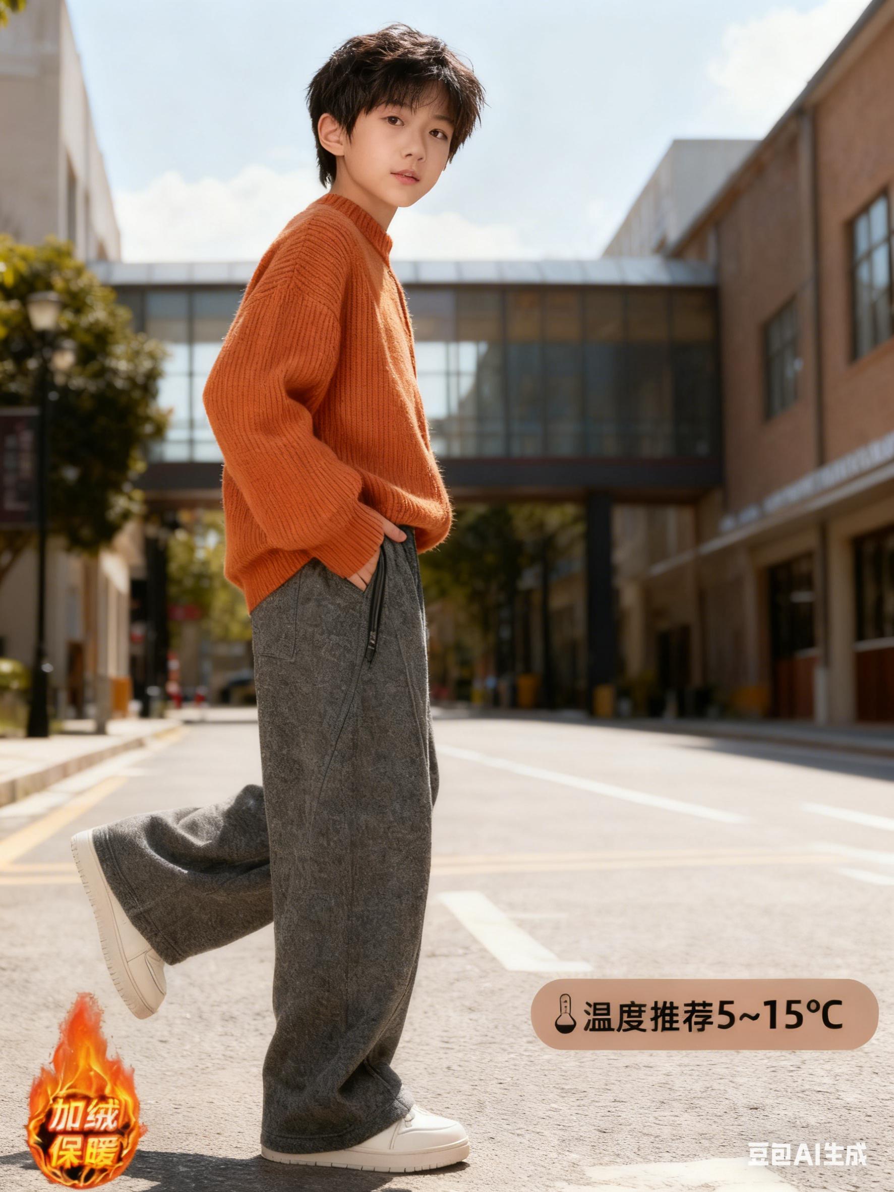 男女童糯米绒裤子，加绒加厚，保暖舒适，保暖又时髦！