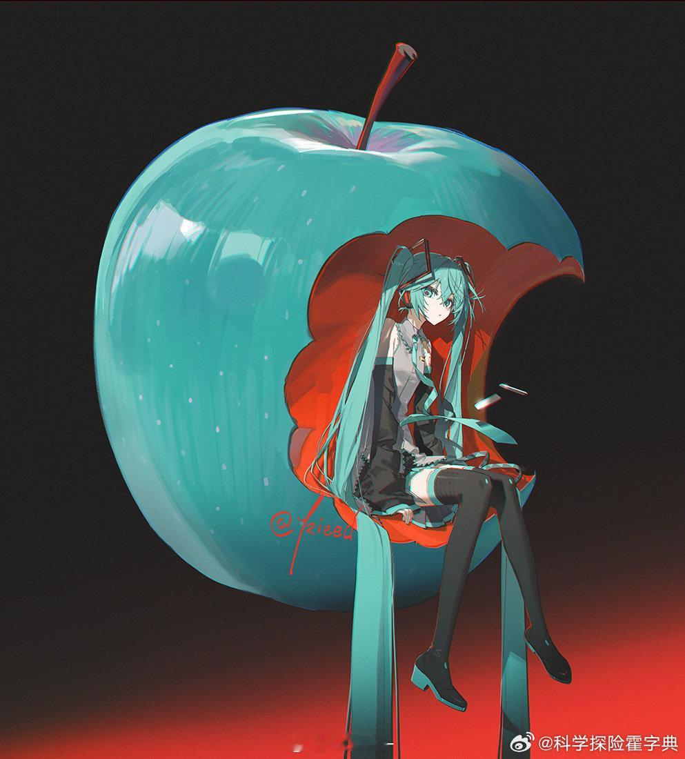 这一年画的一些神秘绿色双马尾 （