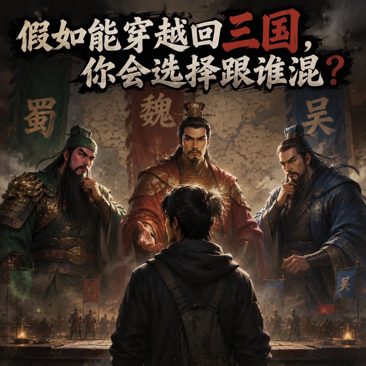 假如能穿越回三国，你会选择跟谁混？