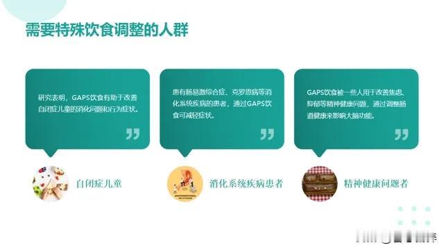 GAPS饮食，慢性疲劳，肠易激惹，自闭可以了解下。