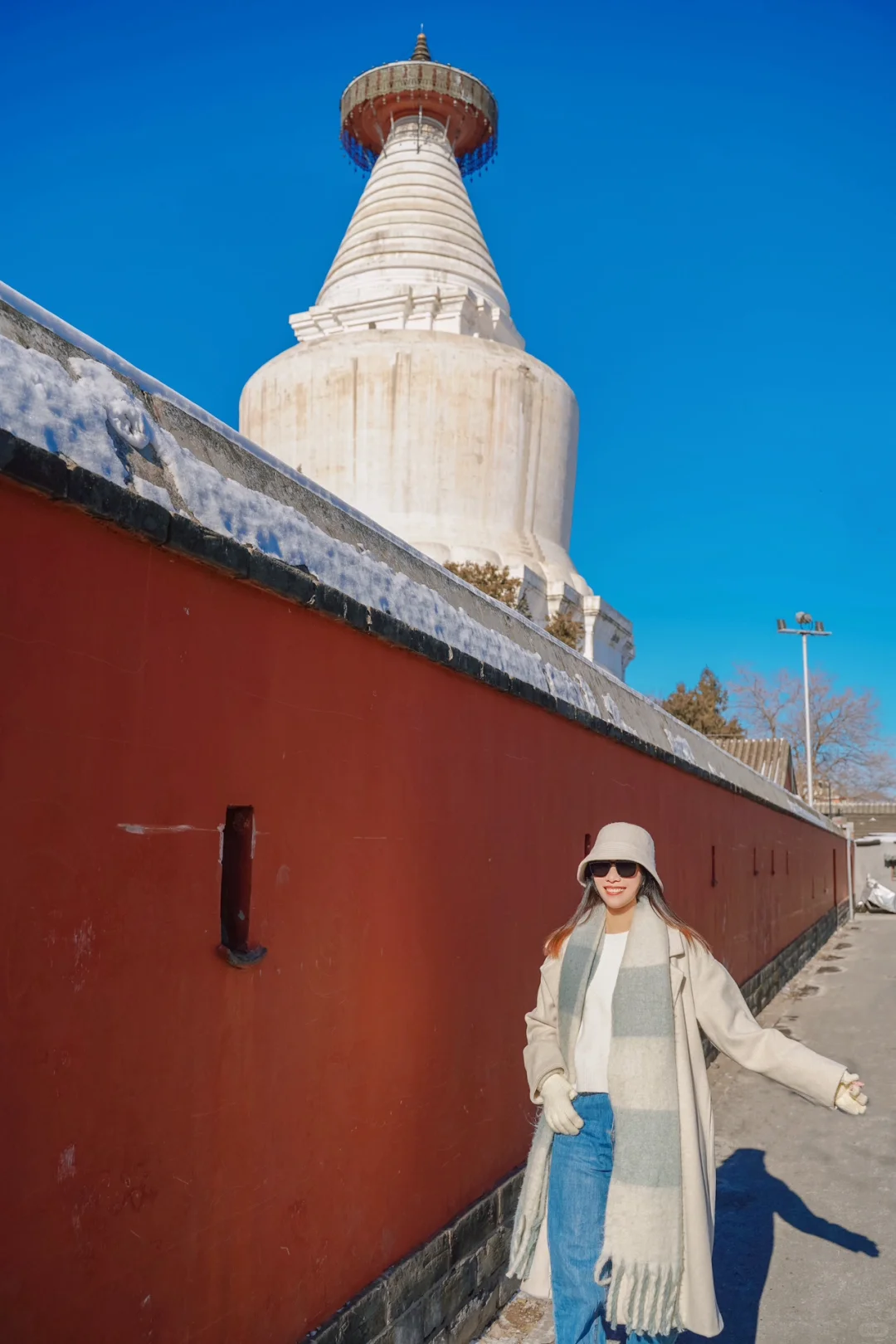 感谢关晓彤，北京红墙白塔机位真绝！（附路线