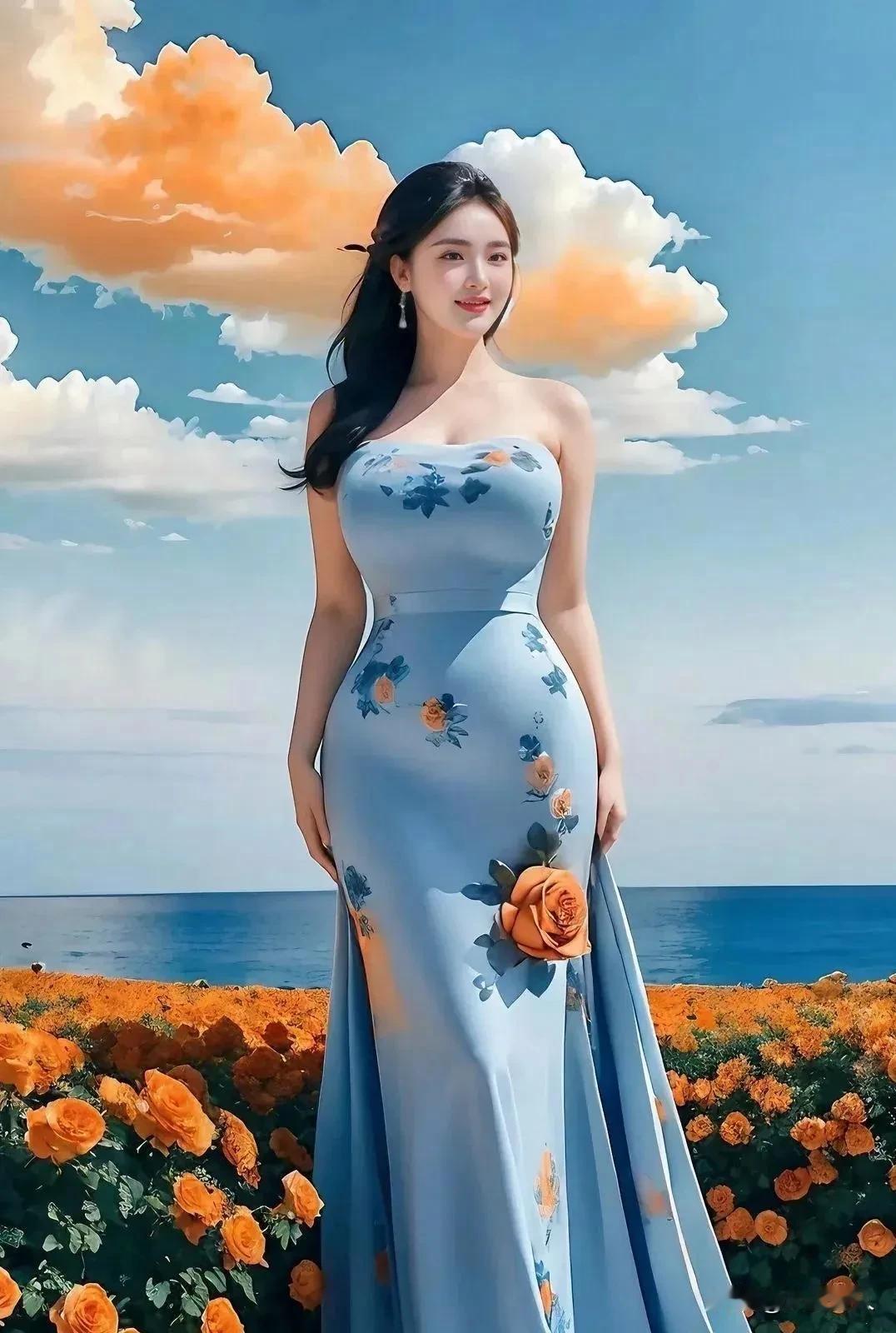 美人如水心如兰
文/无冕诗人

美人如水心如兰， 浅笑回眸醉梦间。 
温婉风姿情
