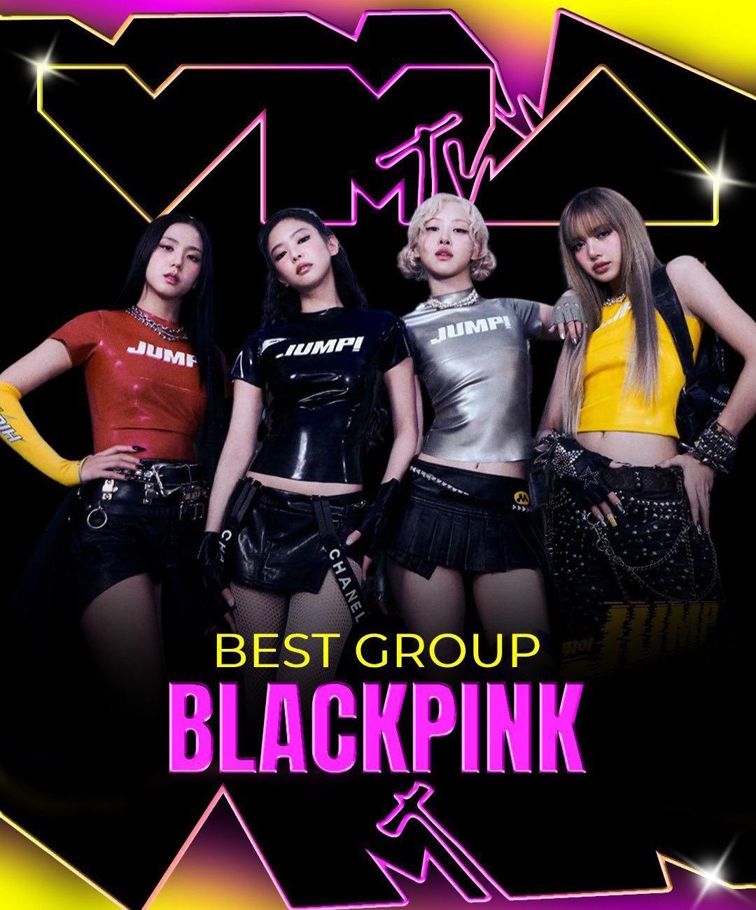 BLACKPINK — 获得2025 VMAs最佳最佳组合奖继2023年后再度荣