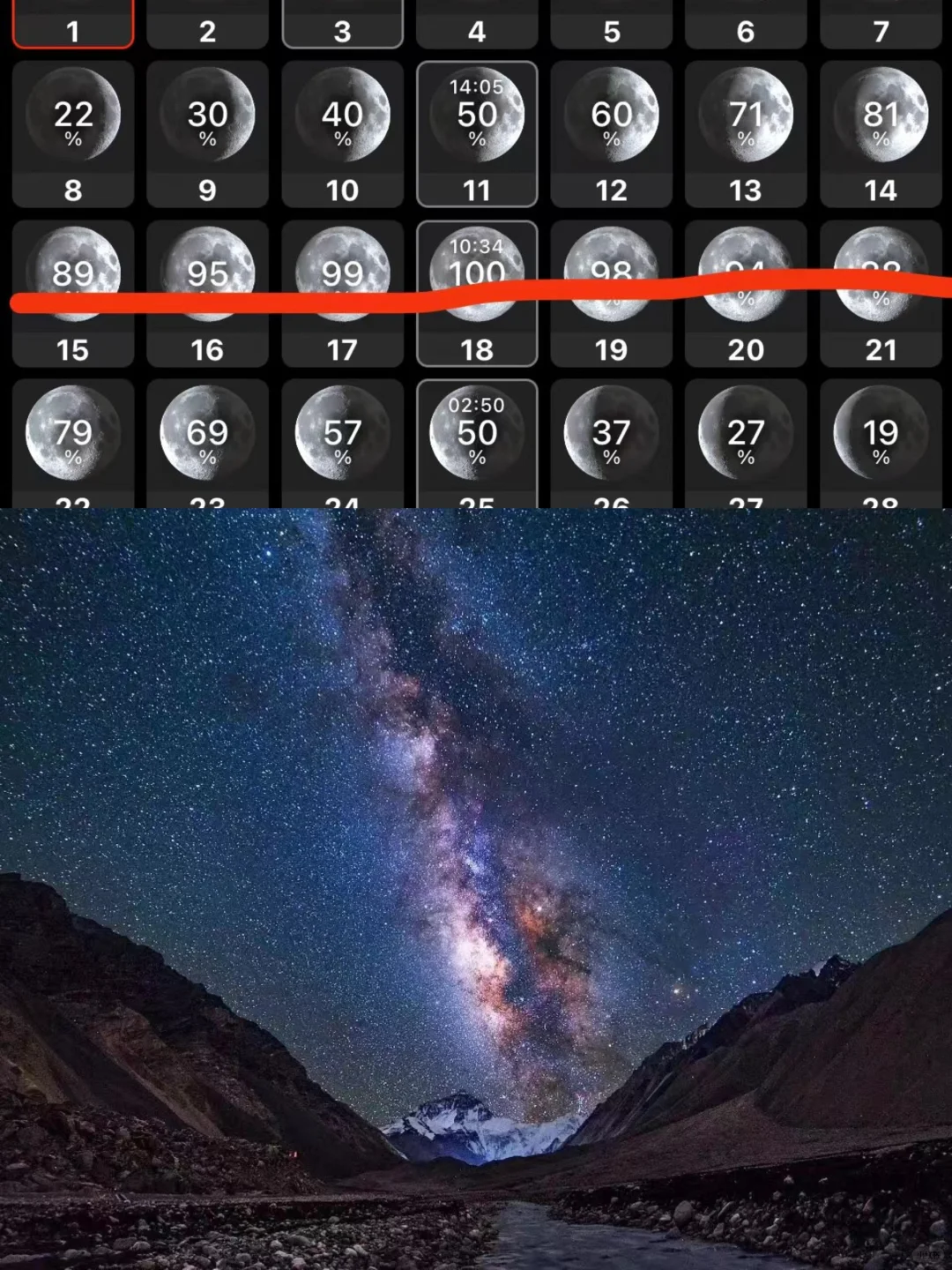 珠峰不住帐篷也能看日落和银河+星空