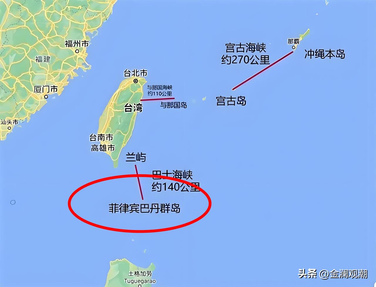 菲控“巴丹群岛”详细介绍…


一、群岛基础概况
 
巴丹群岛位于巴士海峡中段，
