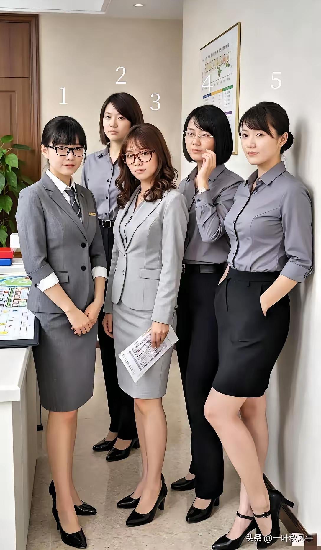 如果仅凭外表去选择秘书，几人中哪一个都行，可是秘书不能光看外表，关键还是看才能的