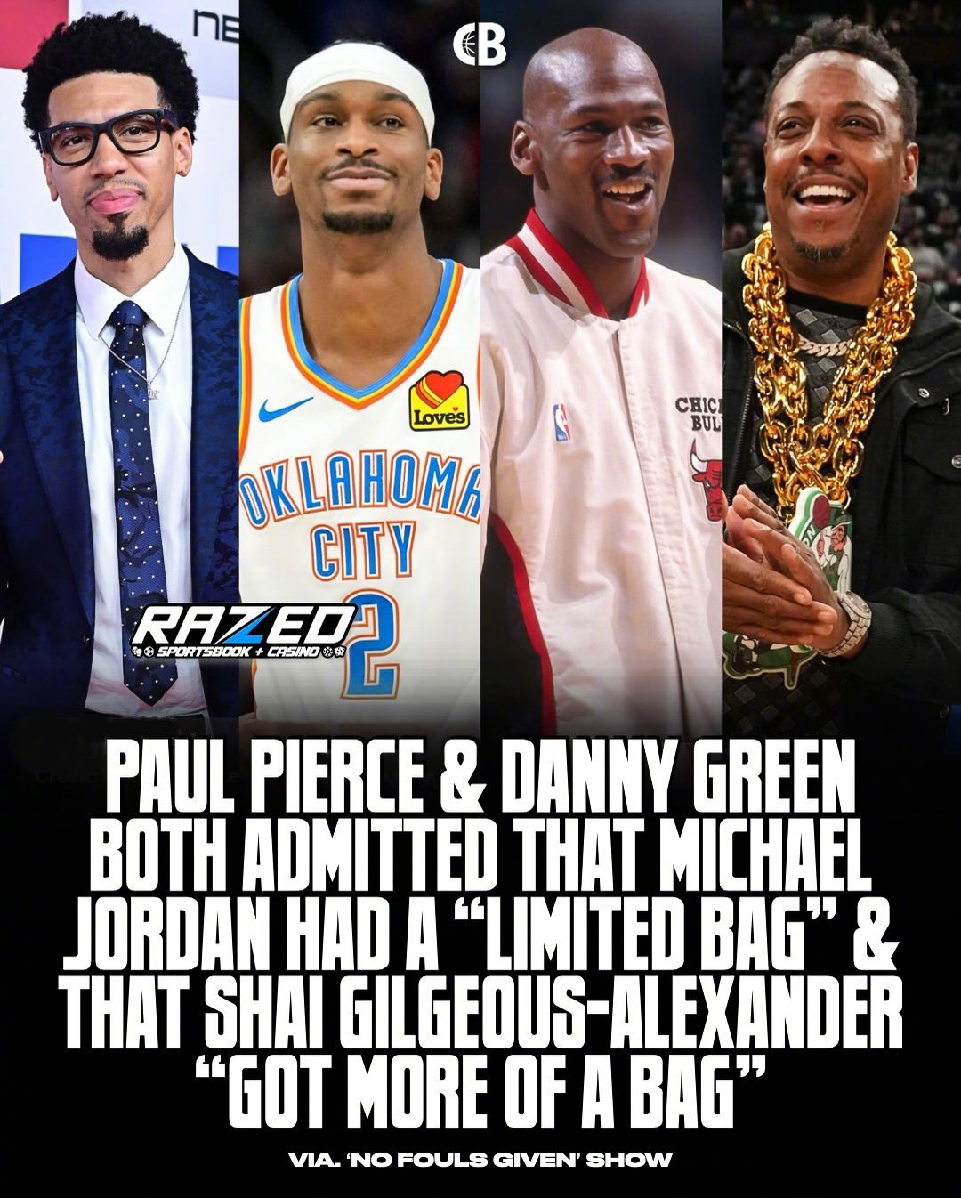 皮尔斯：“你就是没办法阻止亚历山大，他开始给我一些乔丹的感觉了。这家伙能稳定输出