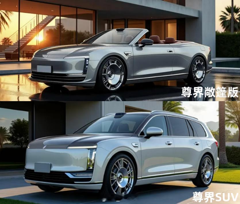 尊界敞篷版和SUV渲染图 尊界敞篷版和SUV渲染图，大家觉得效果怎么样[举手] 