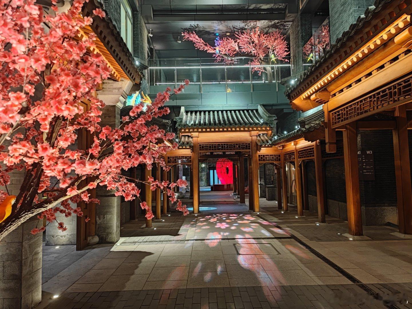 前门大街北京坊夜景  摄影