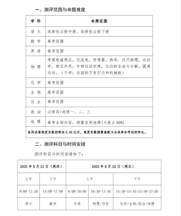 新高三还是从圆创联考开始！

2025年8月21日，跟一年前一样，湖北2026届