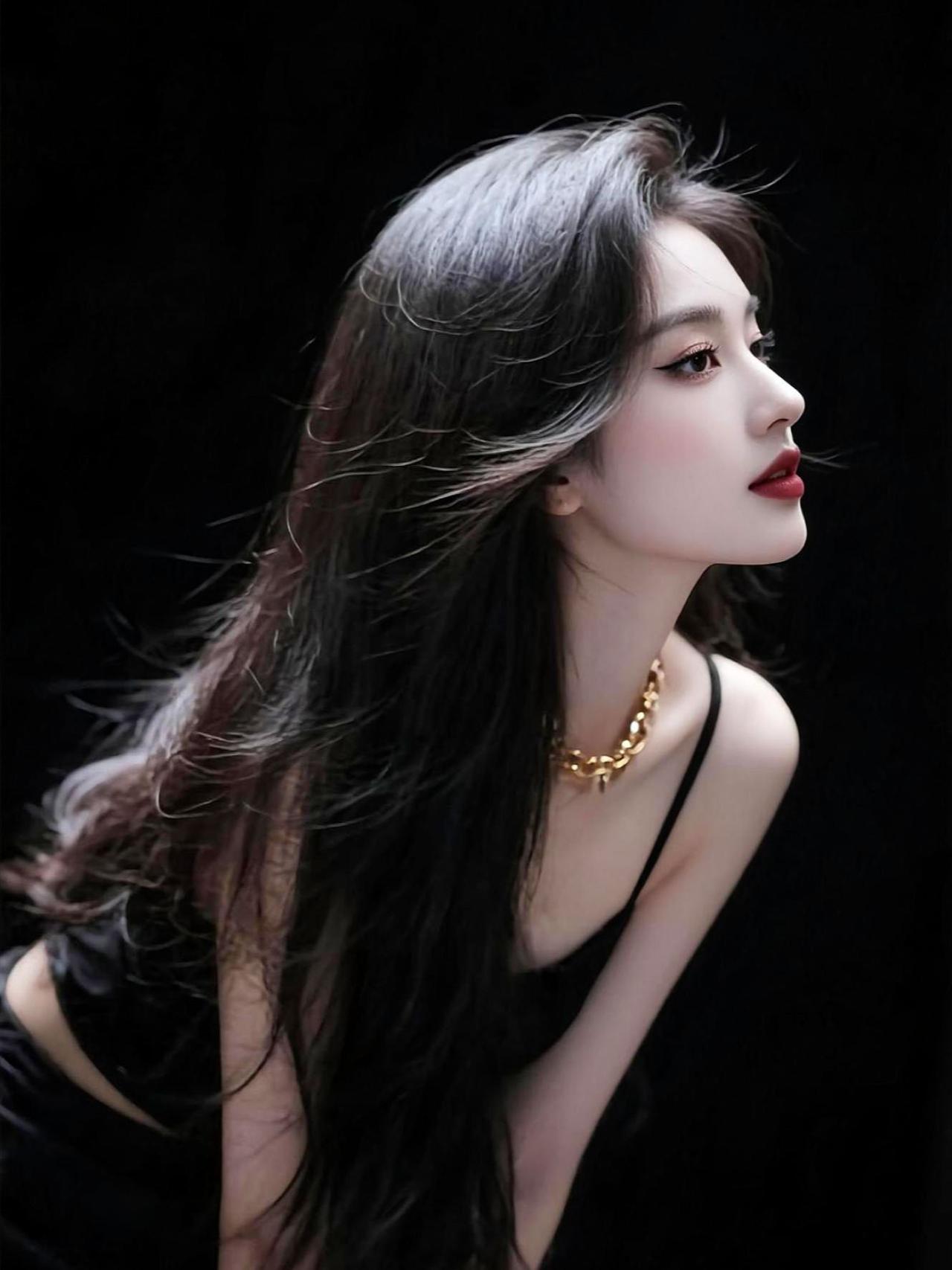 AI黑调氛围感写真 抖音ai创作