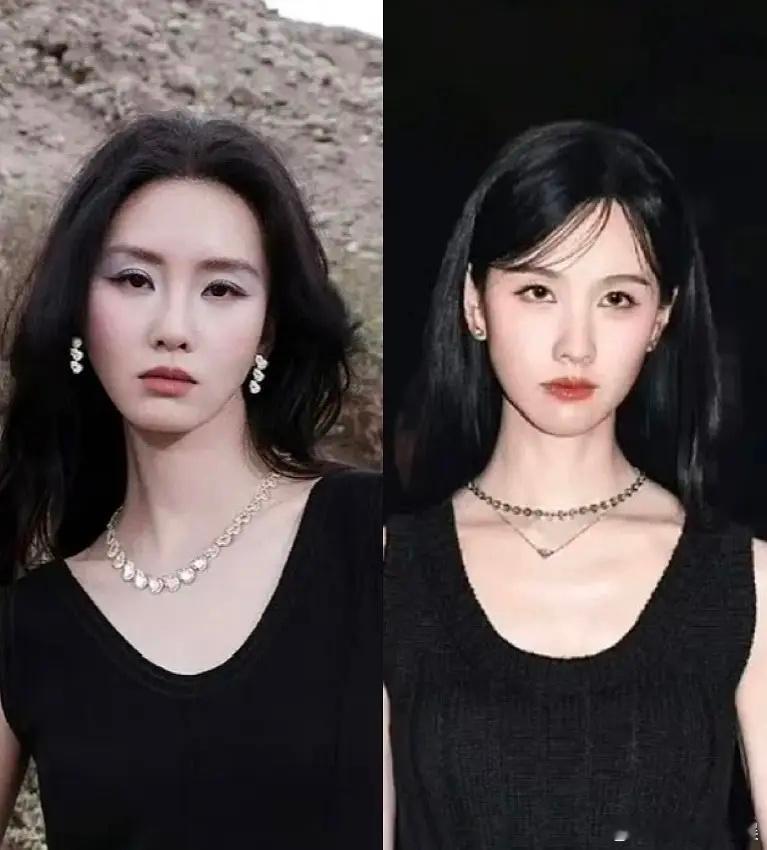 刘诗诗和陈都灵谱的真是各有千秋，刘诗诗的头怎么可以这么奇怪有点像令加上去的 ​​