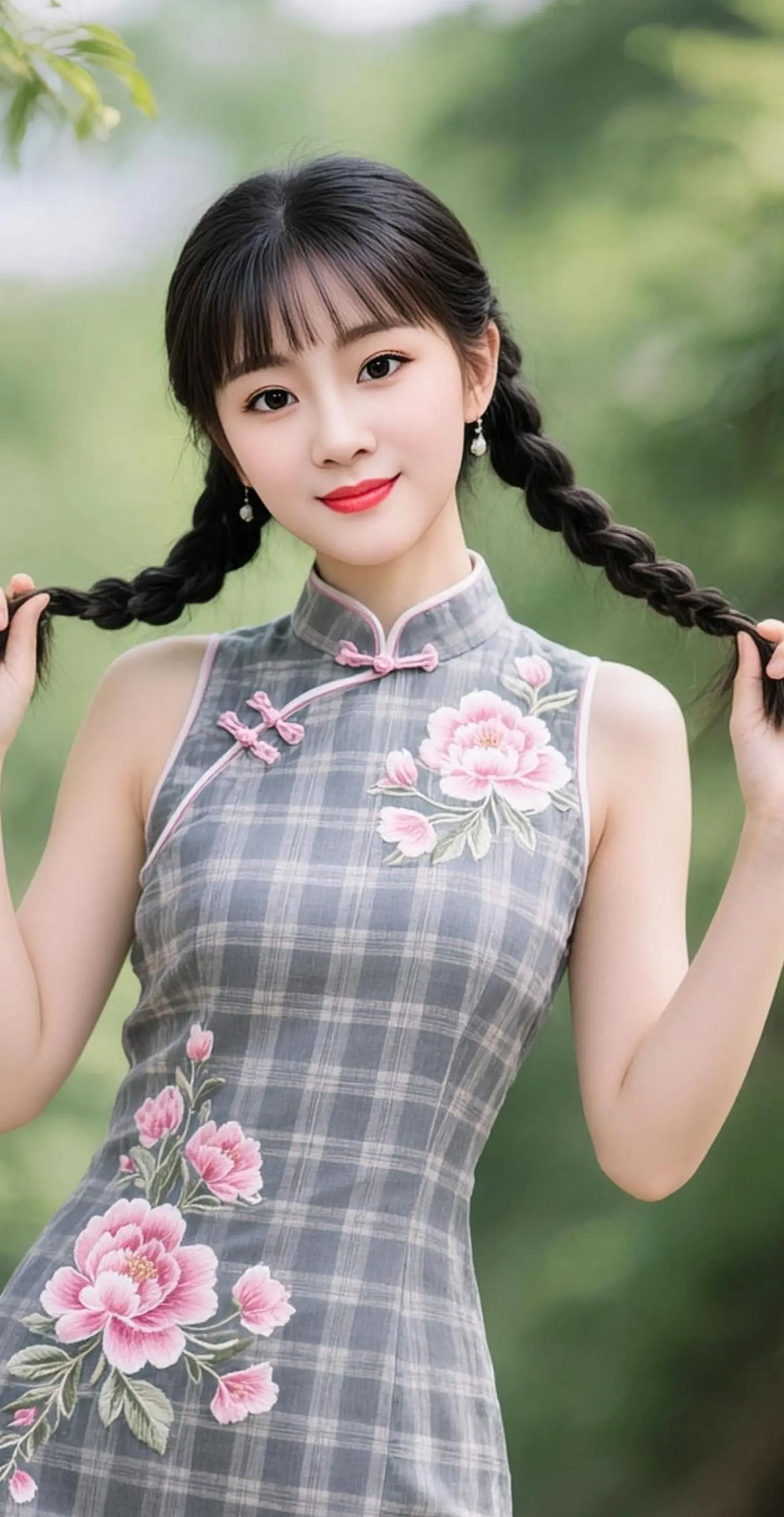 AI复古旗袍写真 ai创作 ai写真