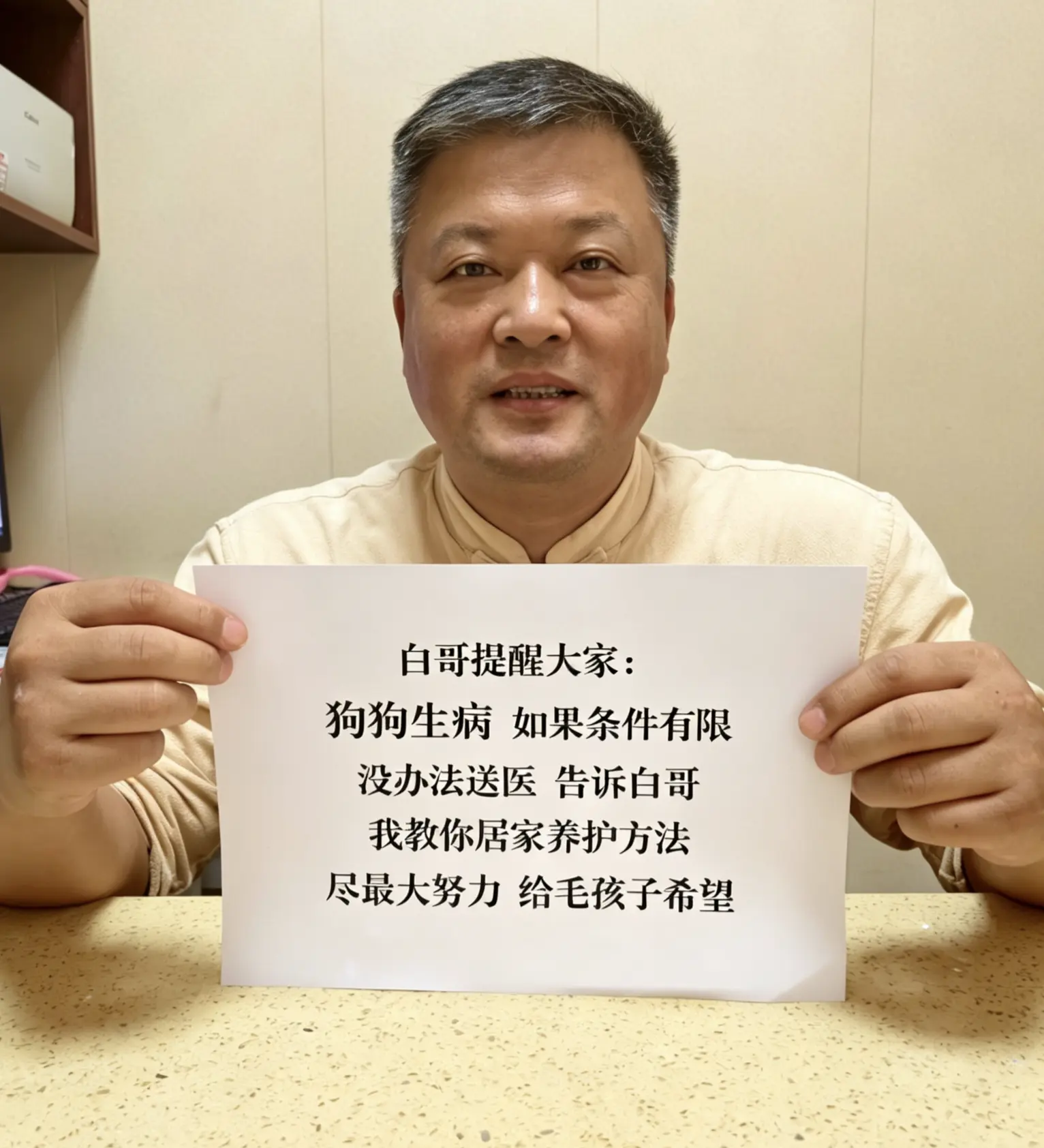 不要轻易放弃，每一只生病小狗