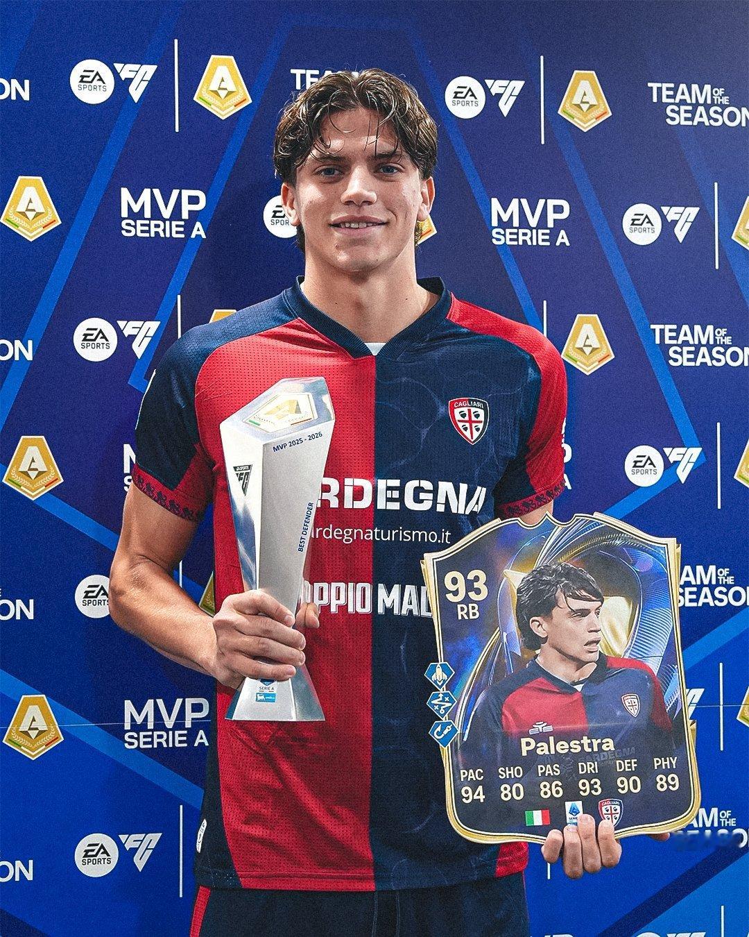 🏆 2025/26赛季最佳门将：斯维拉尔 🏆 2025/26赛季最佳后卫：帕